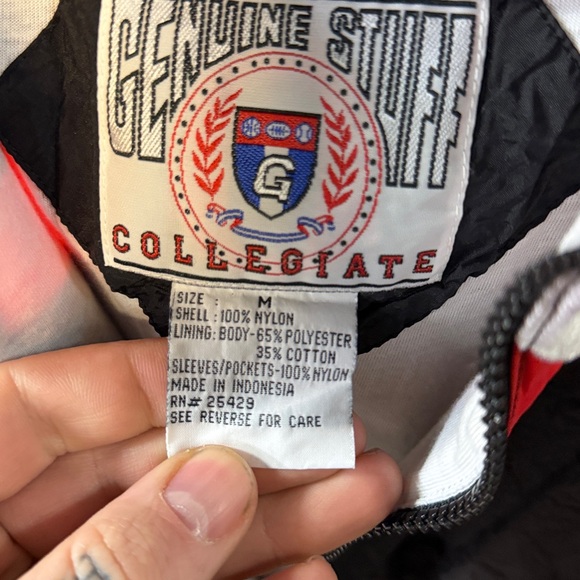 Vintage 90s Nebraska Huskers Windbreaker Jacket Size Medium - Picture 3 of 4